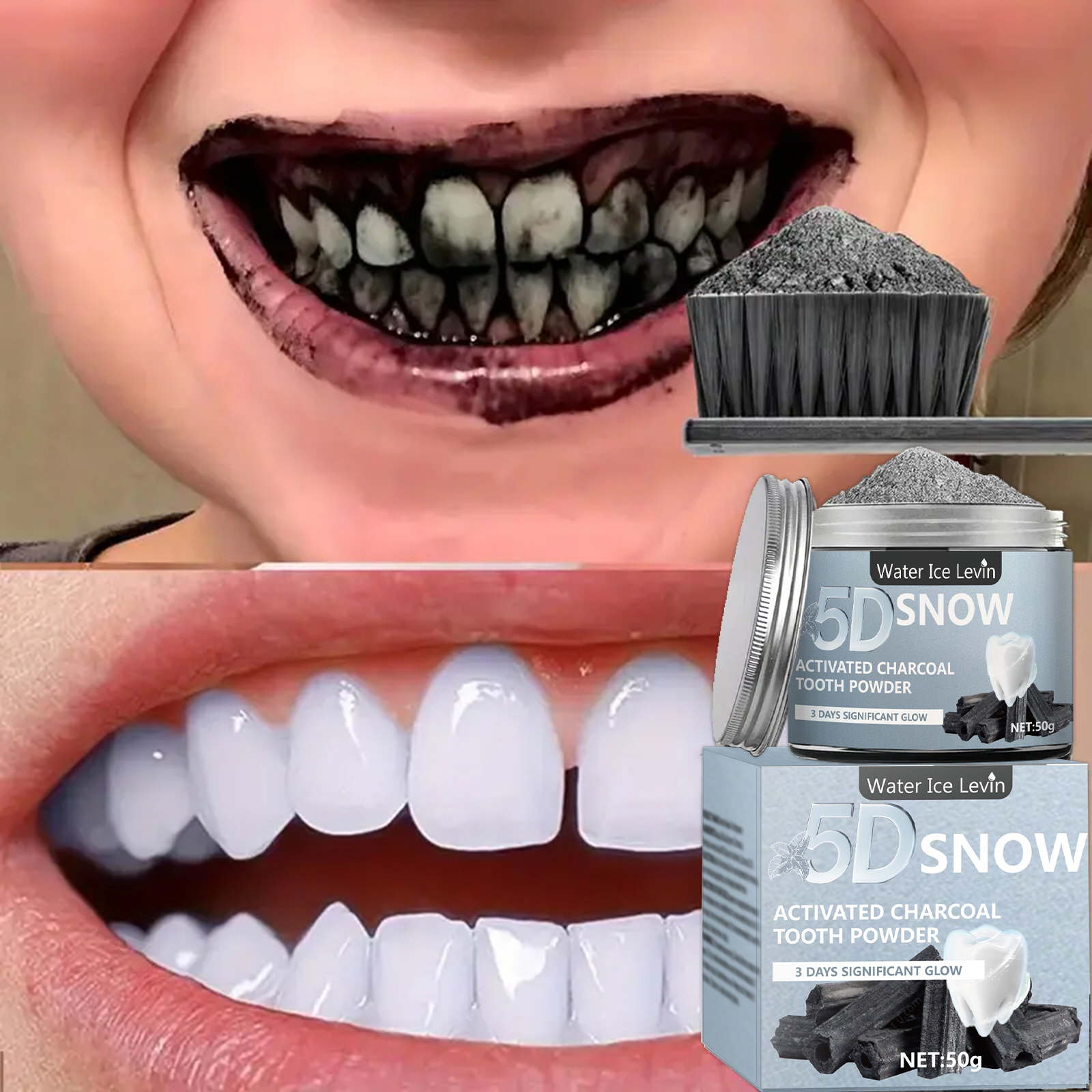 Teeth Whitening Filter - Bamboo Charcoal Teeth Whitening Powder -