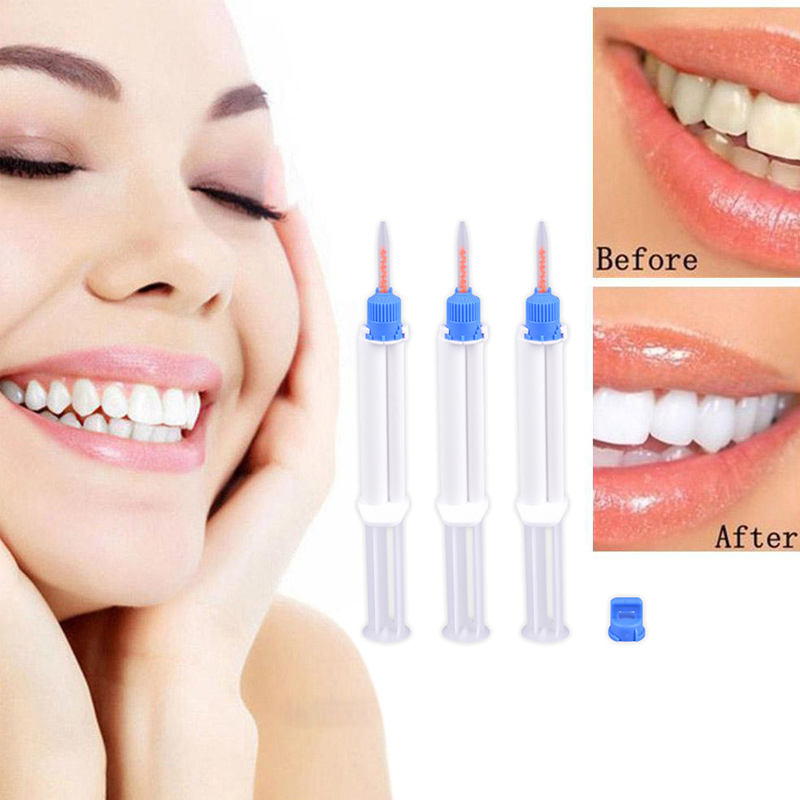Teeth Whitening Gel Syringes - Dental Clinic Dual Barrier Syringe Teeth