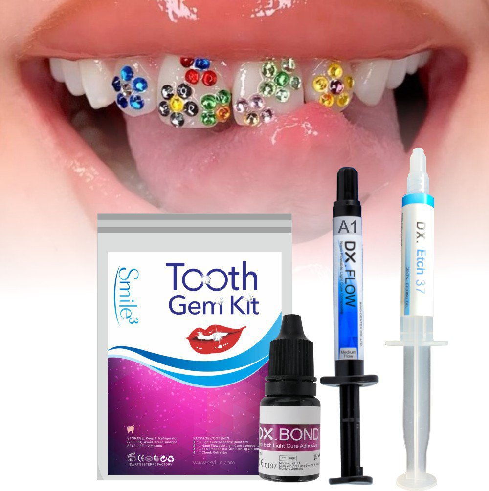 Teeth Whitening Singapore - HOT Tooth Gem Kit Teeth Decorations