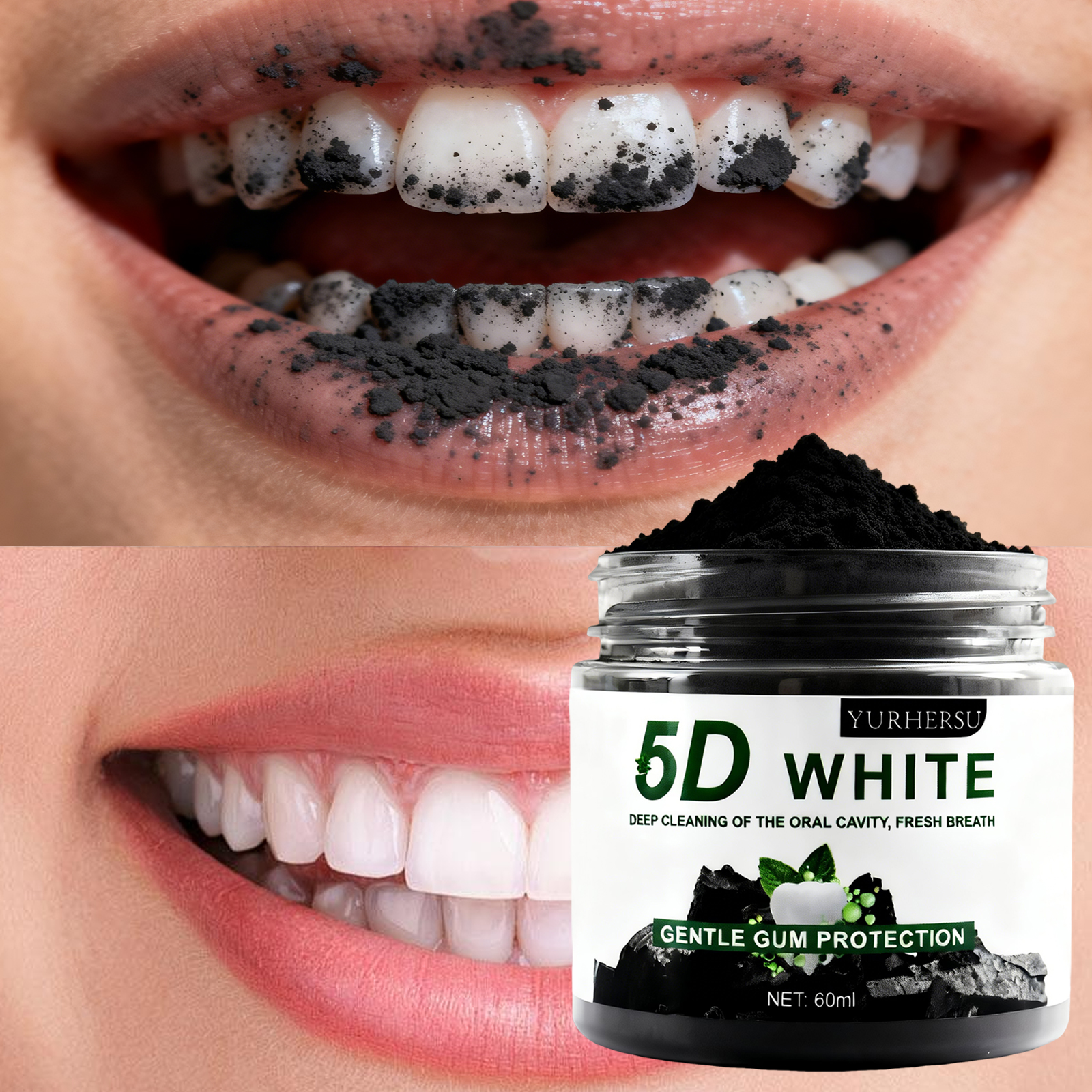 Bamboo Charcoal Teeth Whitenin - Teeth Whitening Filter ulasan dan harga