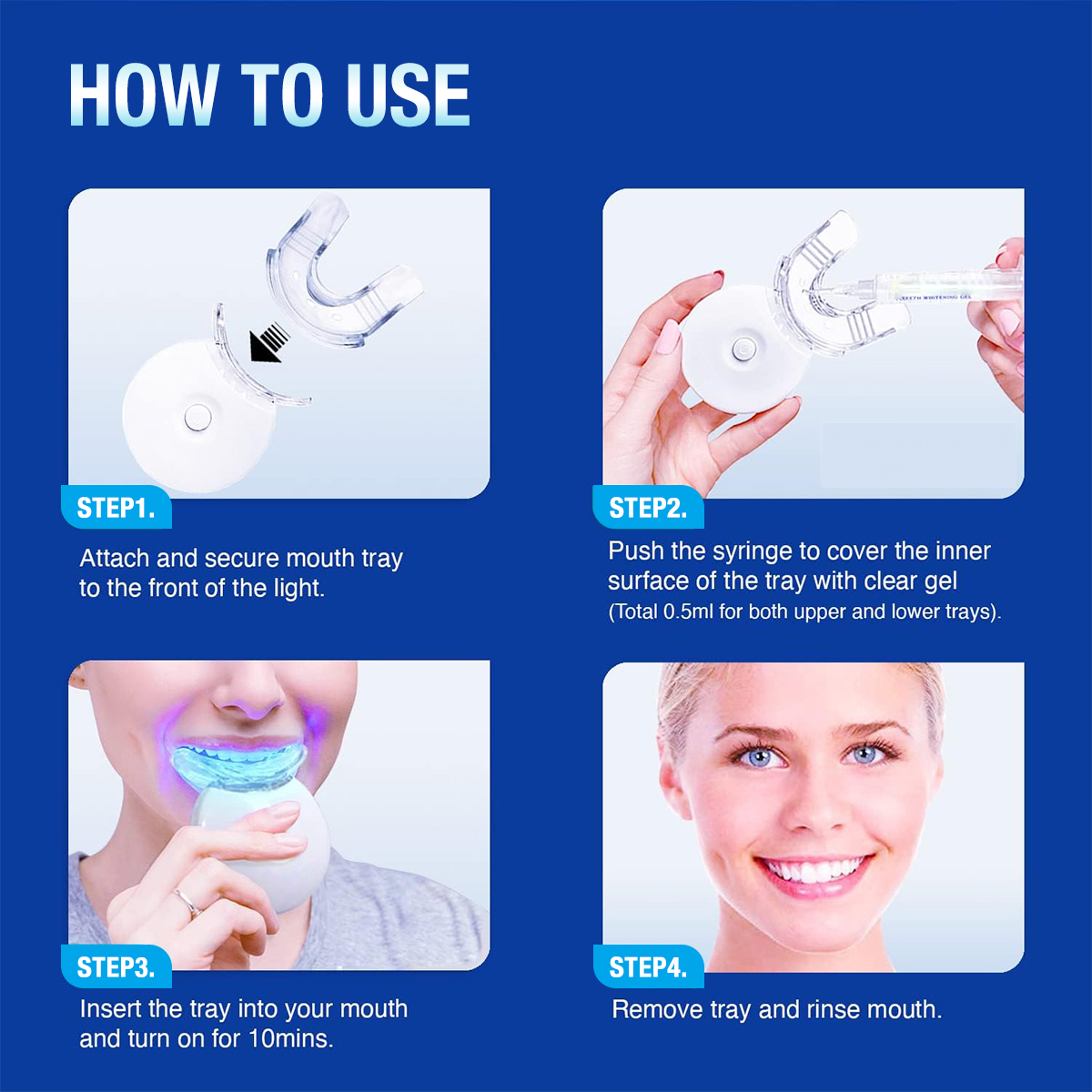 Teeth Whitening Kit - 5X LED L - Teeth Whitening Singapore ulasan dan harga