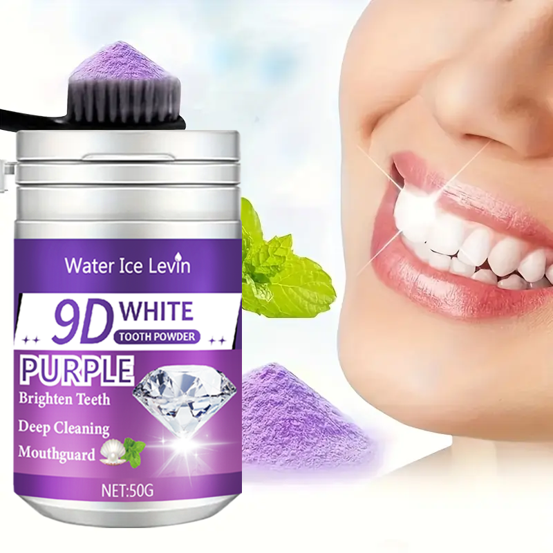 9D White Purple Toothpowder. B - Teeth Whitening Singapore ulasan dan harga