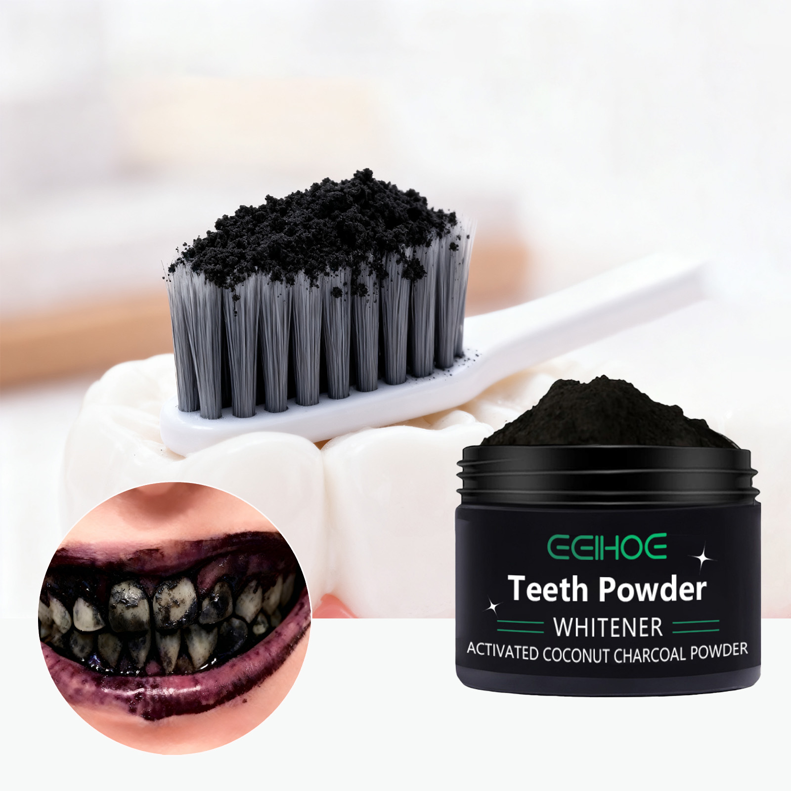 Teeth Whitening Powder Natural - Teeth Whitening Filter ulasan dan harga