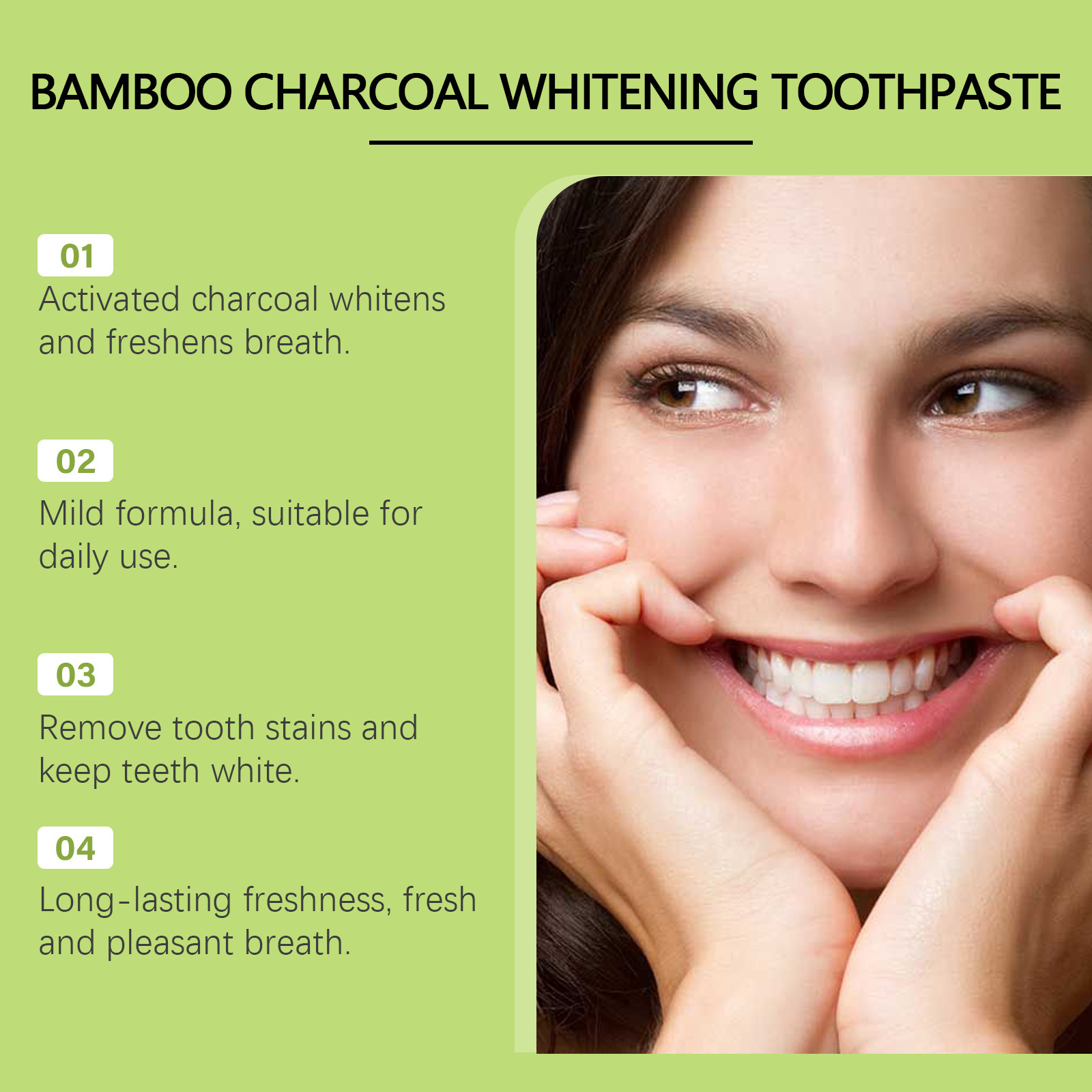Oralhoe 85g Bamboo Charcoal Re - Teeth Whitening Filter ulasan dan harga