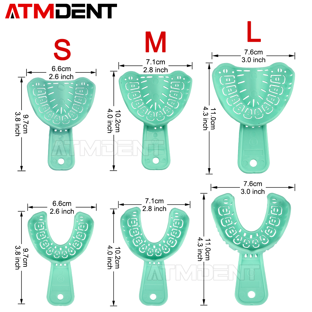 6Pcs/Set Dental Impression Pla - Teeth Whitening Trays ulasan dan harga