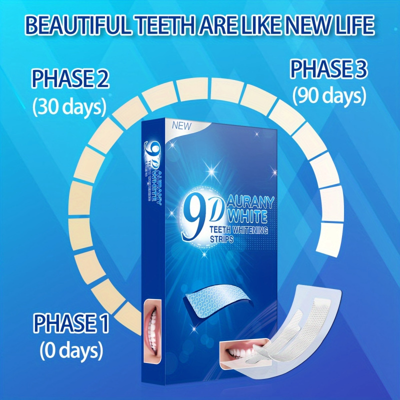 21 Pairs of 9D Aurany White Te - Teeth Whitening Singapore ulasan dan harga
