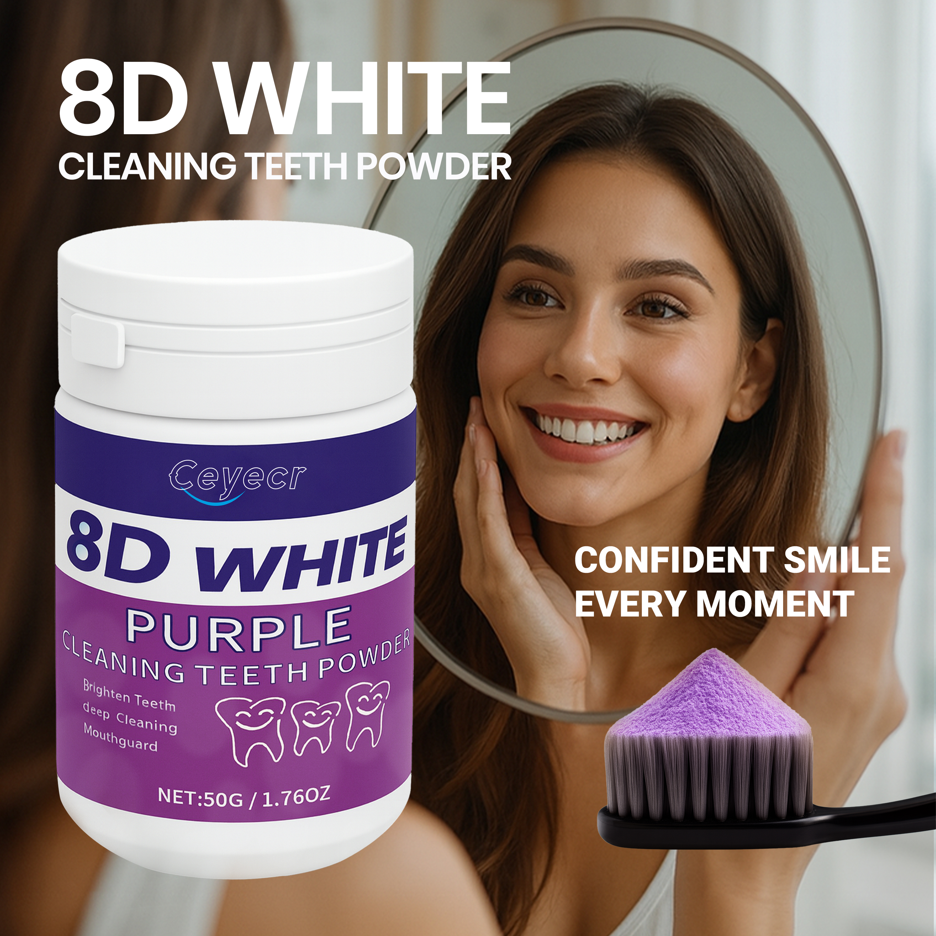 8D white Teeth Whitening Powde - Teeth Whitening China ulasan dan harga