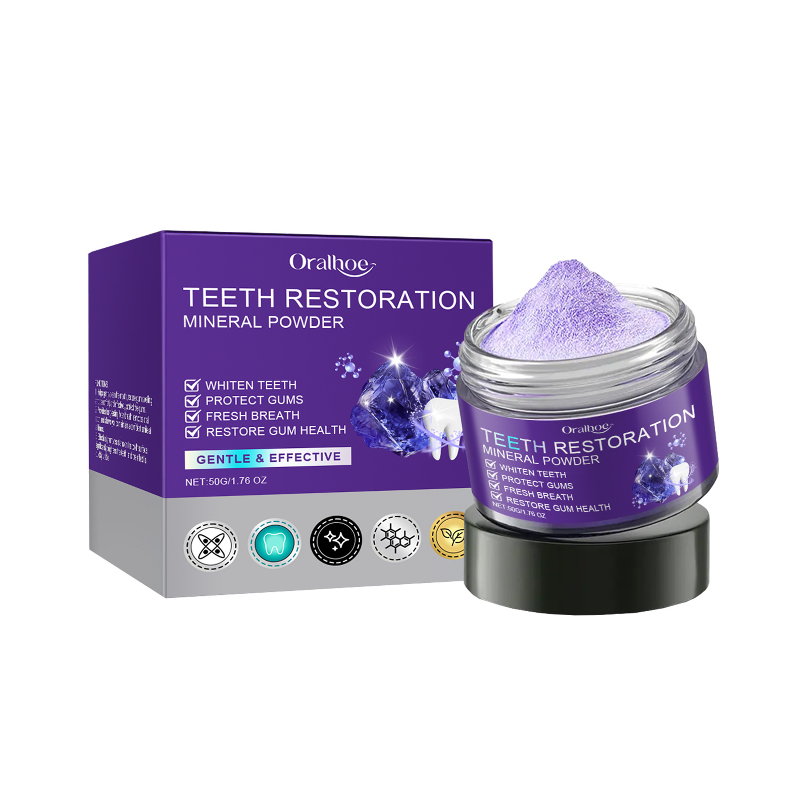 Teeth Restoration Mineral Powd - Teeth Whitening China ulasan dan harga