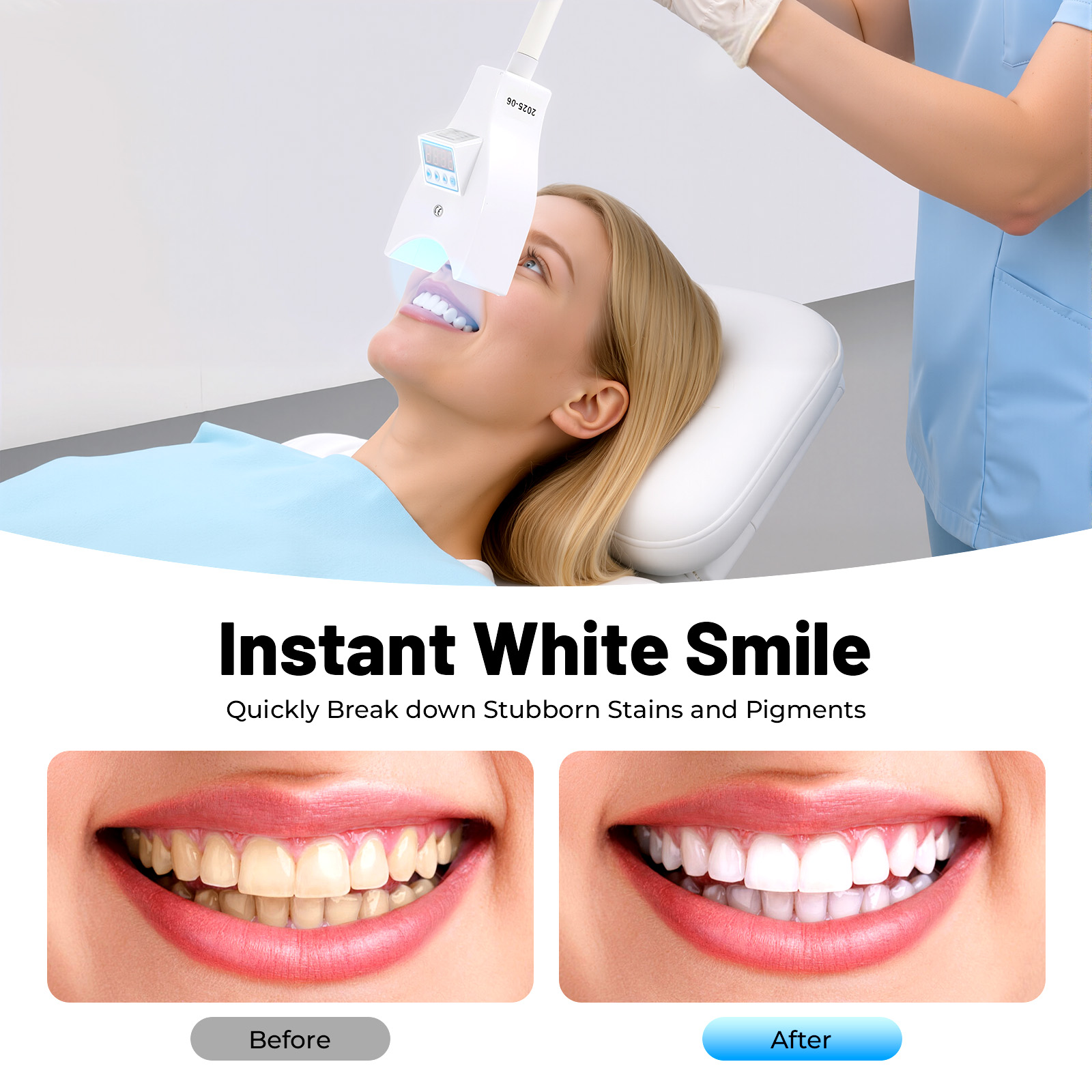 Adjustable LED Dental Teeth Wh - Teeth Whitening Machine Professional ulasan dan harga