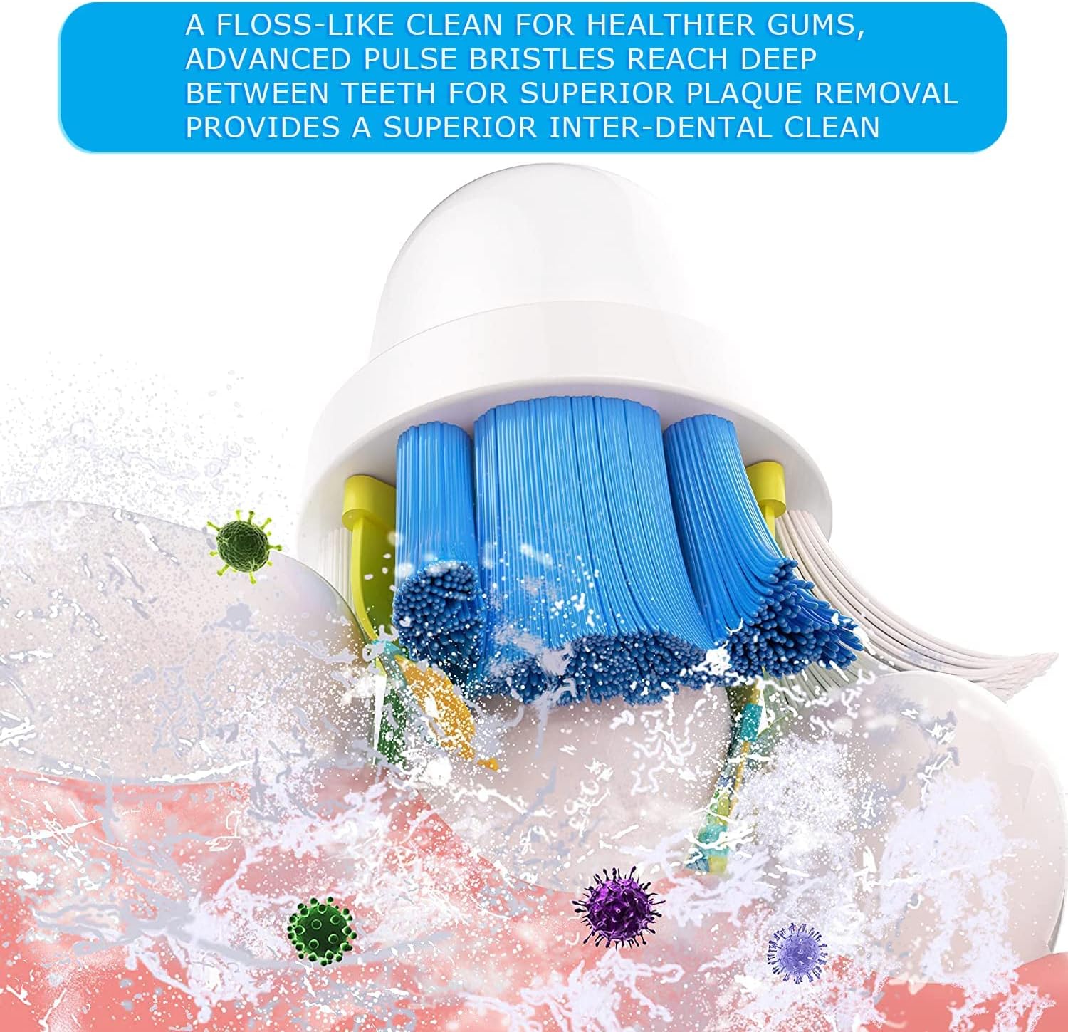 4pcs Replacement Brush Heads f - Teeth Whitening Machine Professional ulasan dan harga
