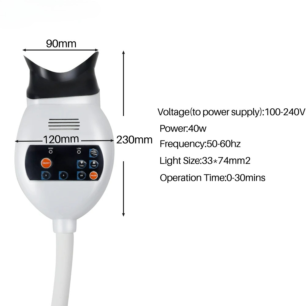 Adjustable 3 Colors LED Teeth  - Teeth Whitening China ulasan dan harga