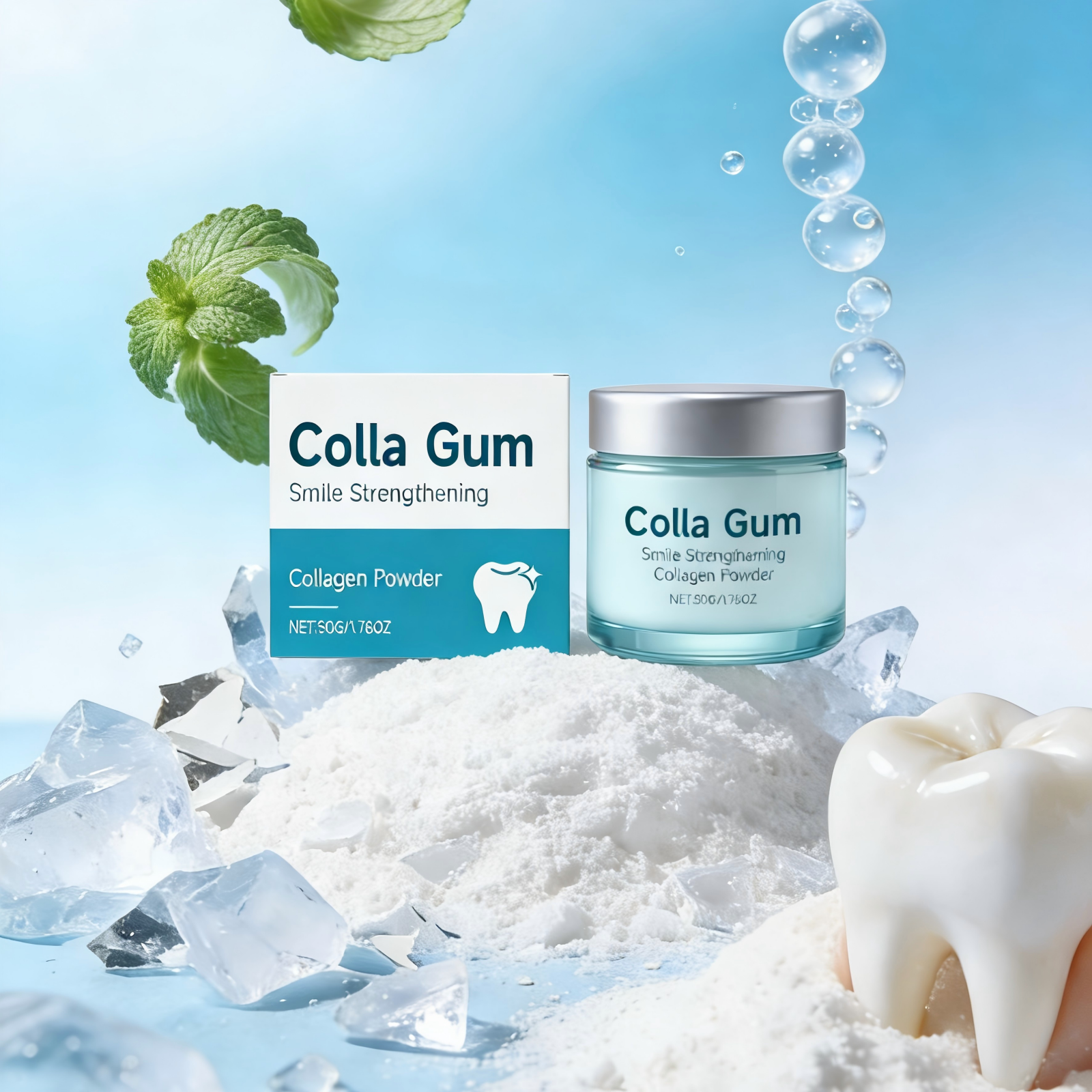 Tooth Powder for Brushing Teet - Teeth Whitening Naturally ulasan dan harga