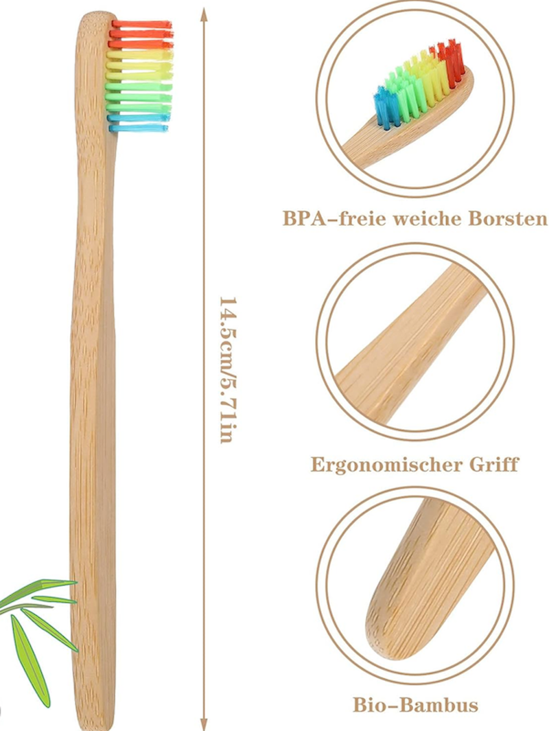 Colorful Natural Bamboo Toothb - Teeth Whitening Filter ulasan dan harga