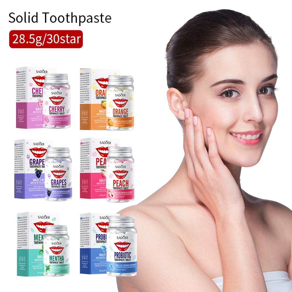 Mint Solid Toothpaste Tablets  - Teeth Whitening Filter ulasan dan harga