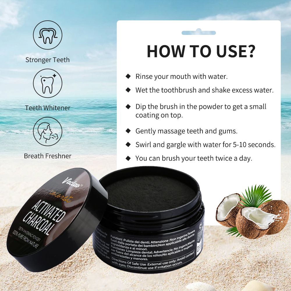 Activated Charcoal Teeth White - Teeth Whitening Filter ulasan dan harga